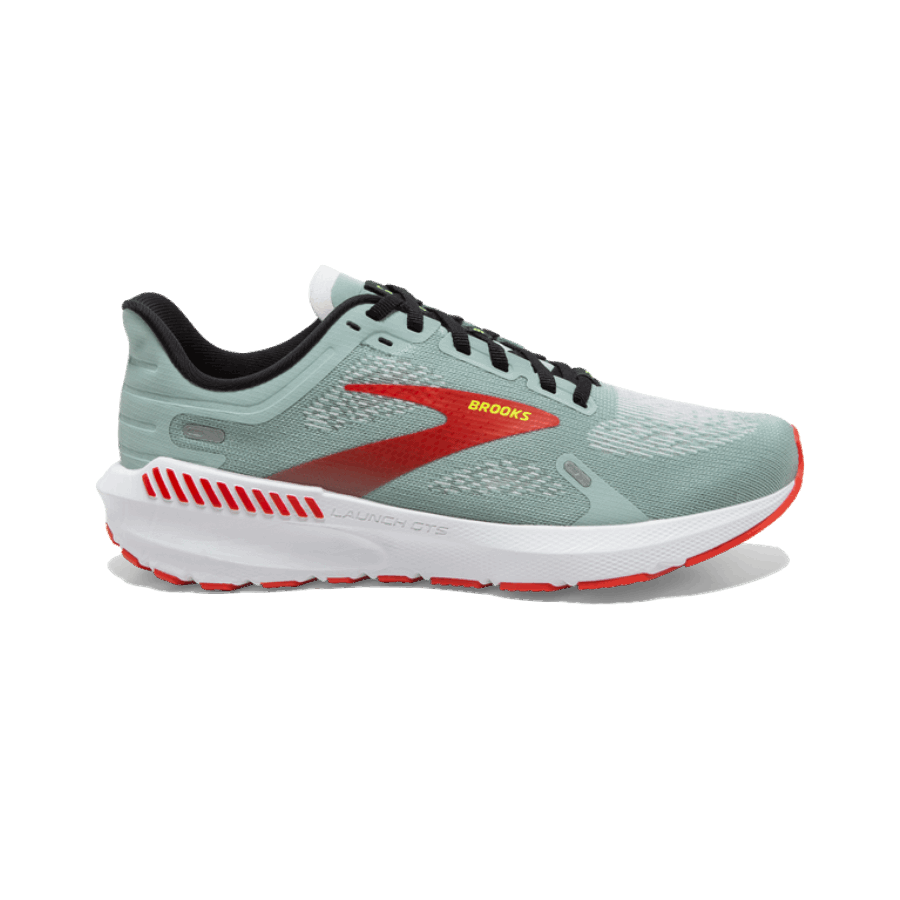 Brooks Launch GTS 9 Surf-Black-Cherry Tomato Blue