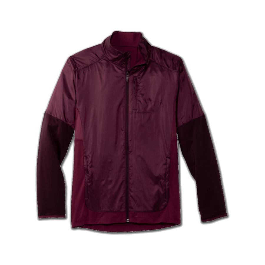 Brooks Fusion Hybrid Jacket Sangria-Merlot