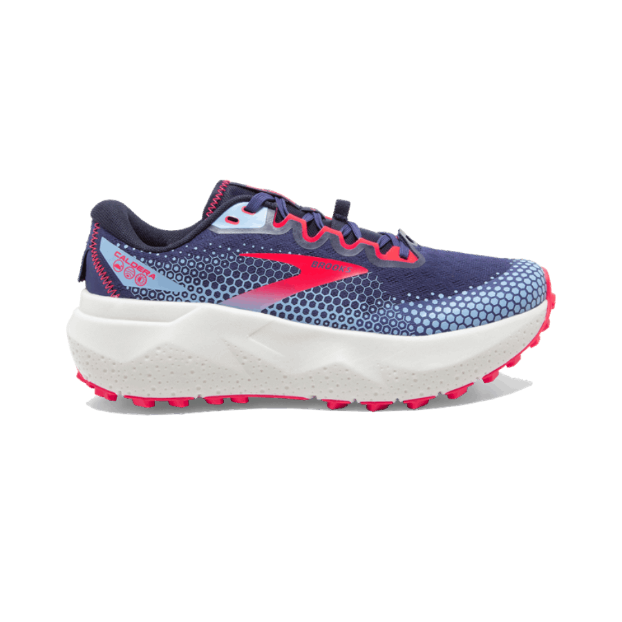 Brooks Caldera 6 Deep Cobalt-Diva Pink-Oyster Mushroom