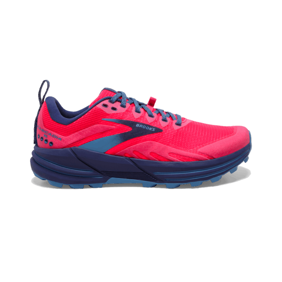 Brooks Cascadia 16 Pink-Flambe-Cobalt