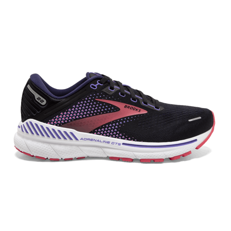 Brooks Adrenaline GTS 22 Black-Purple-Coral