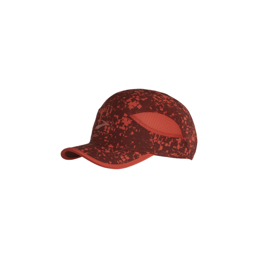 Brooks Chaser Hat Run Raisin Glitch Print
