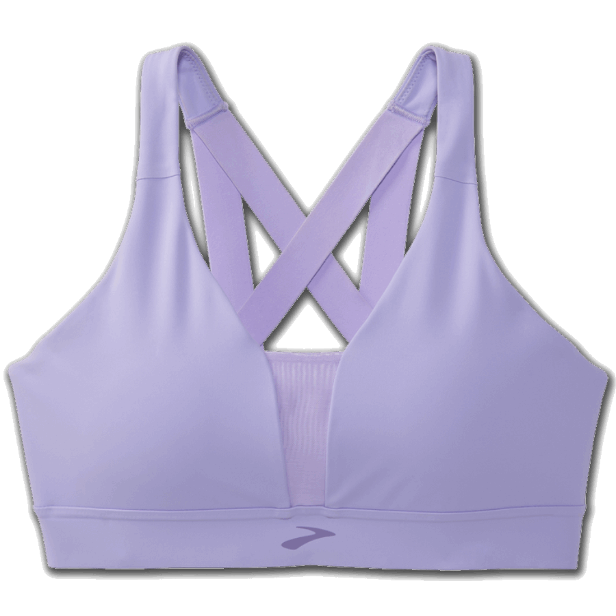 Brooks Drive Plunge Run Bra Violet Dash