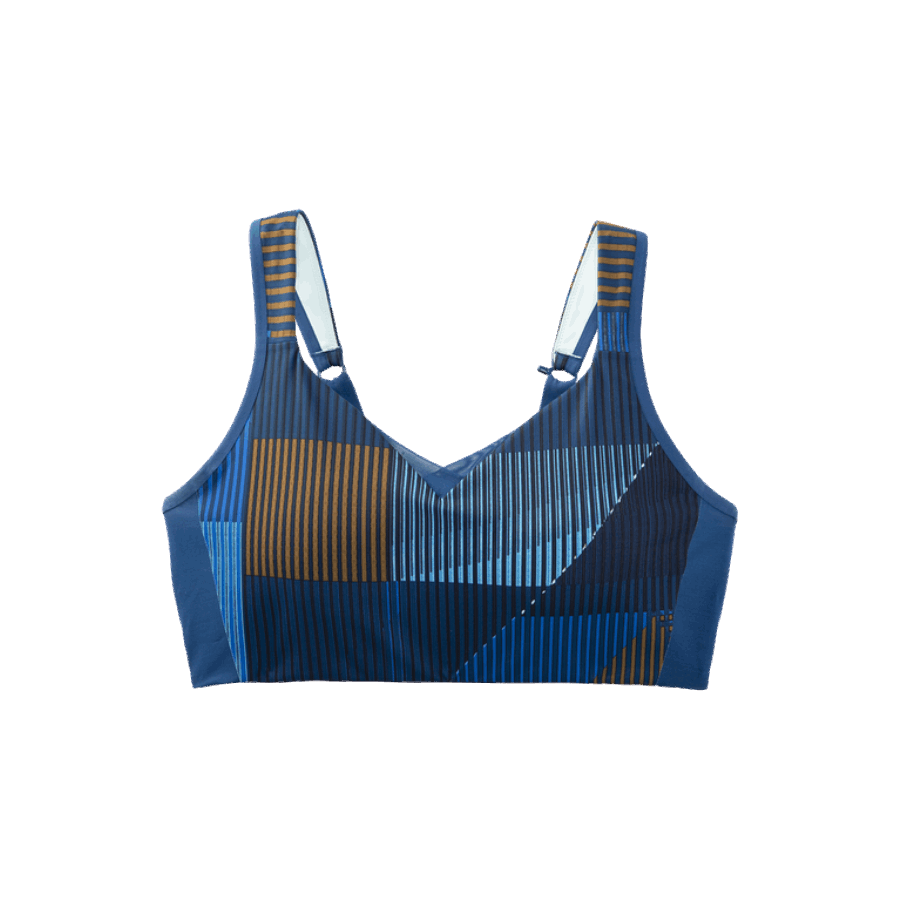 Brooks Drive Convertible Run Bra Motion Print