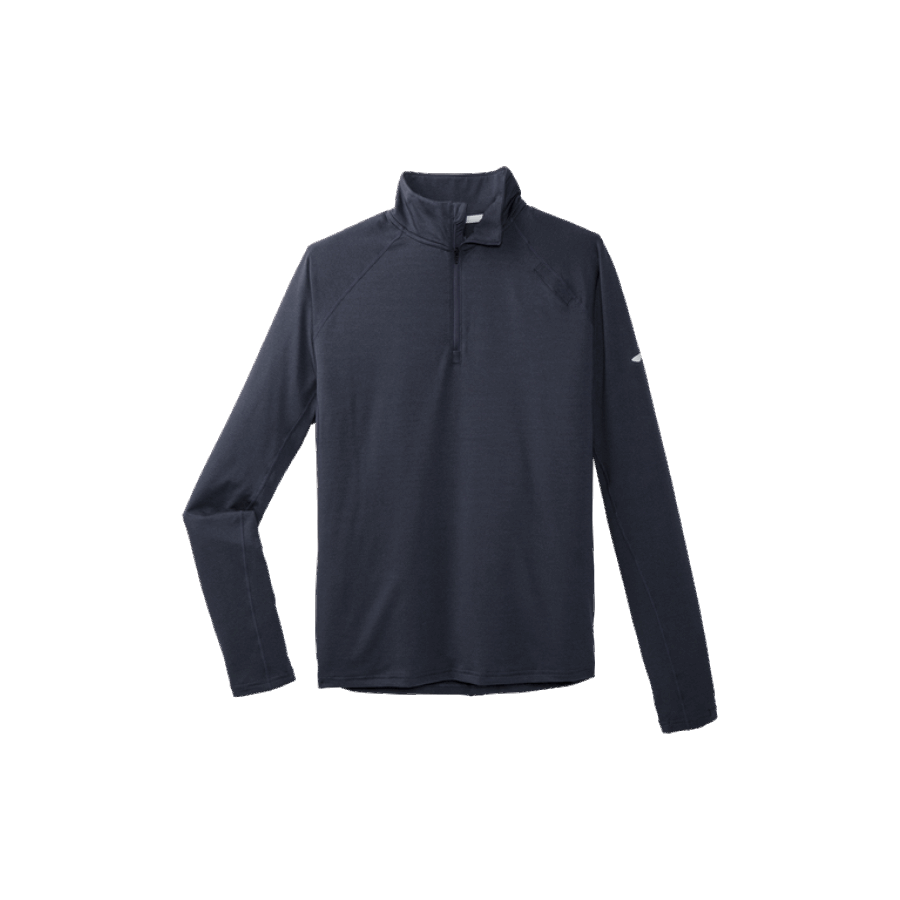 Brooks Dash 1/2 Zip Heather Concrete