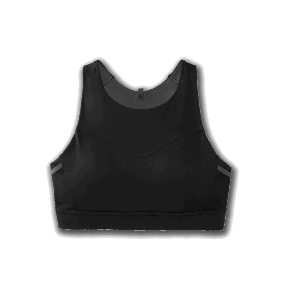 Brooks Drive 3 Pocket Run Bra Black
