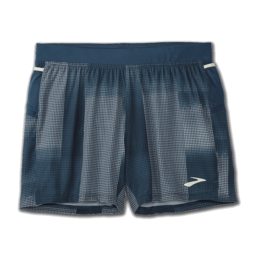 Brooks Sherpa 5'' Short Indigo Rush Altitude Print