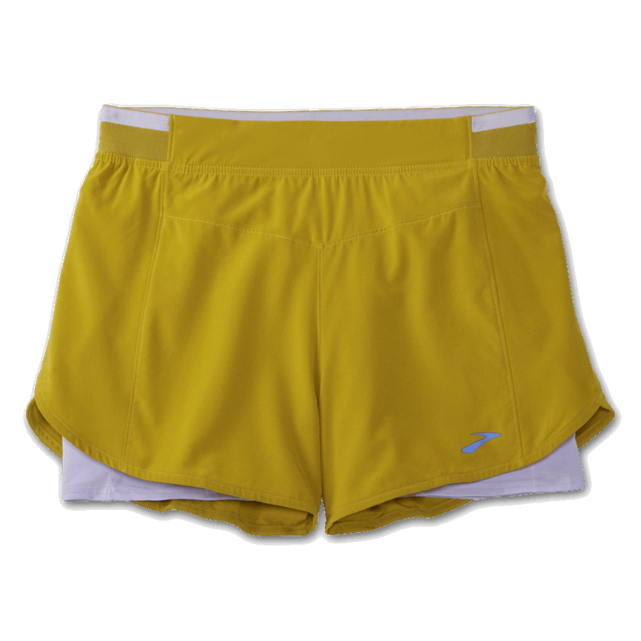 Brooks Run Within 4'' 2-in-1 Short Golden Hour-Violet Dash