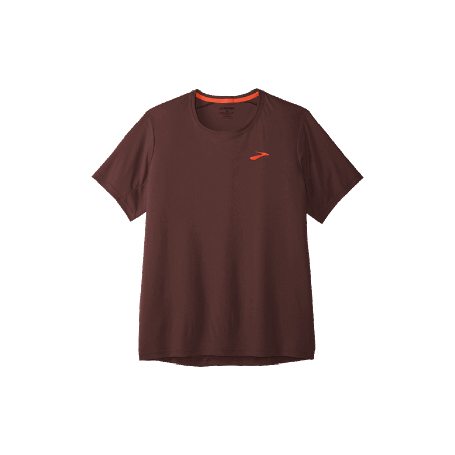 Brooks Atmosphere Short Sleeve Run Raisin