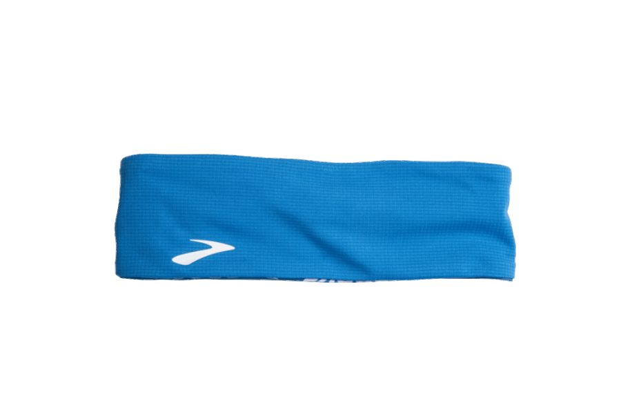Brooks Bandit Headband Brooks Blue-Running Logo