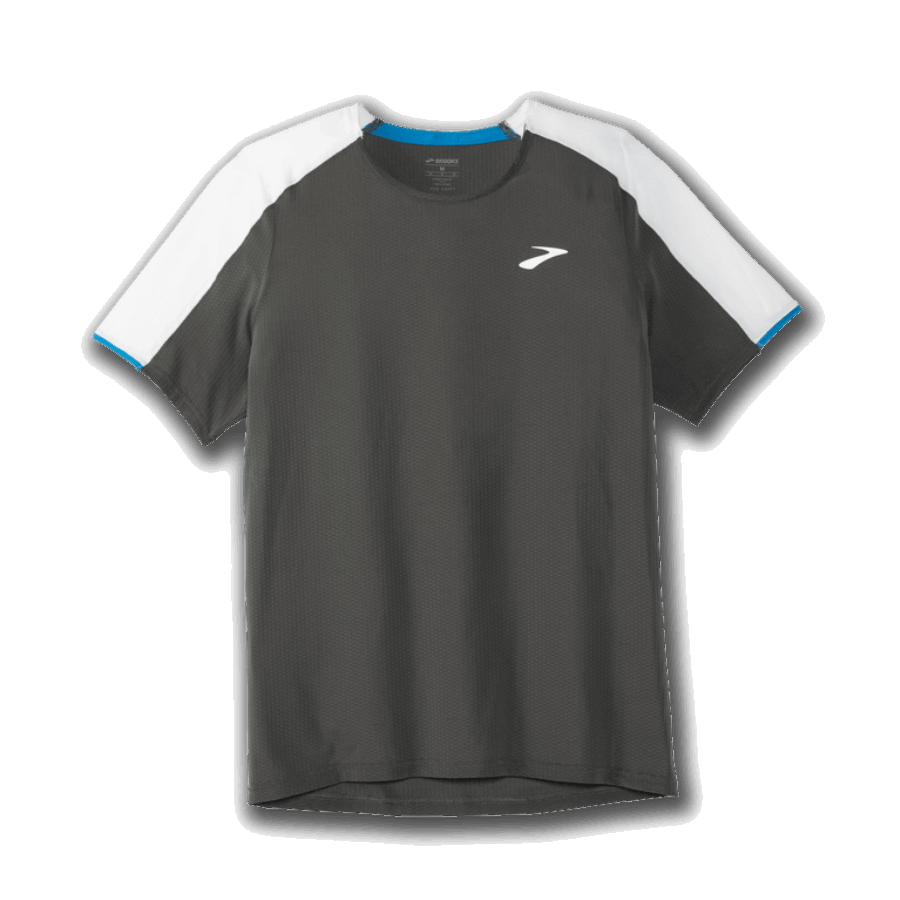 Brooks Atmosphere Short Sleeve Dark Oyster-Icy Grey
