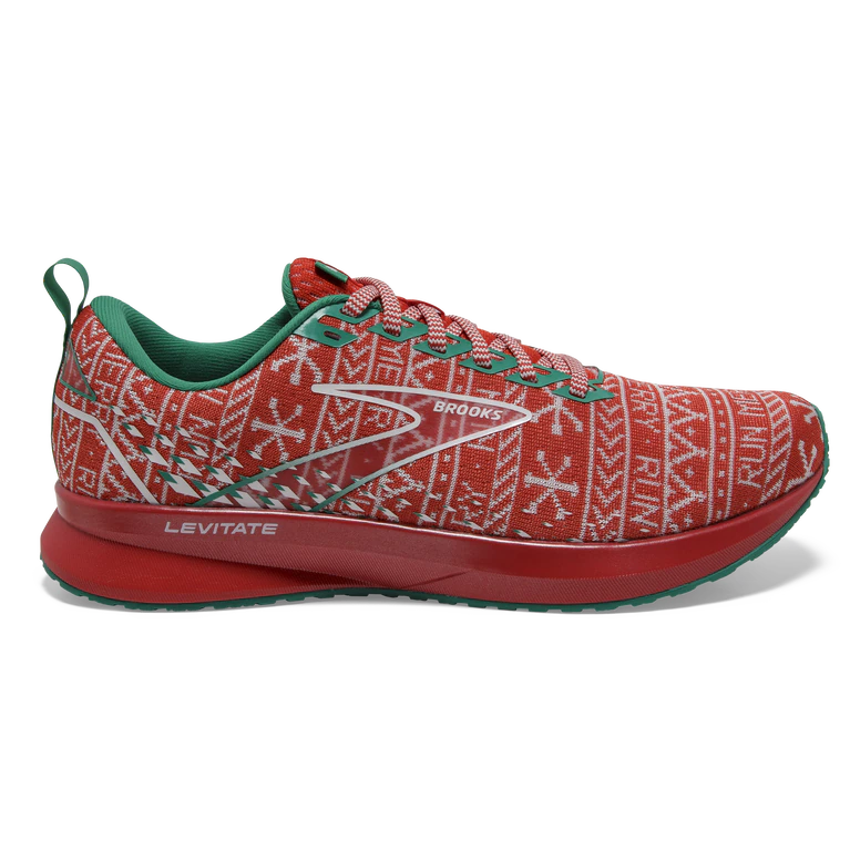 Brooks Levitate 5 Red-White-Green