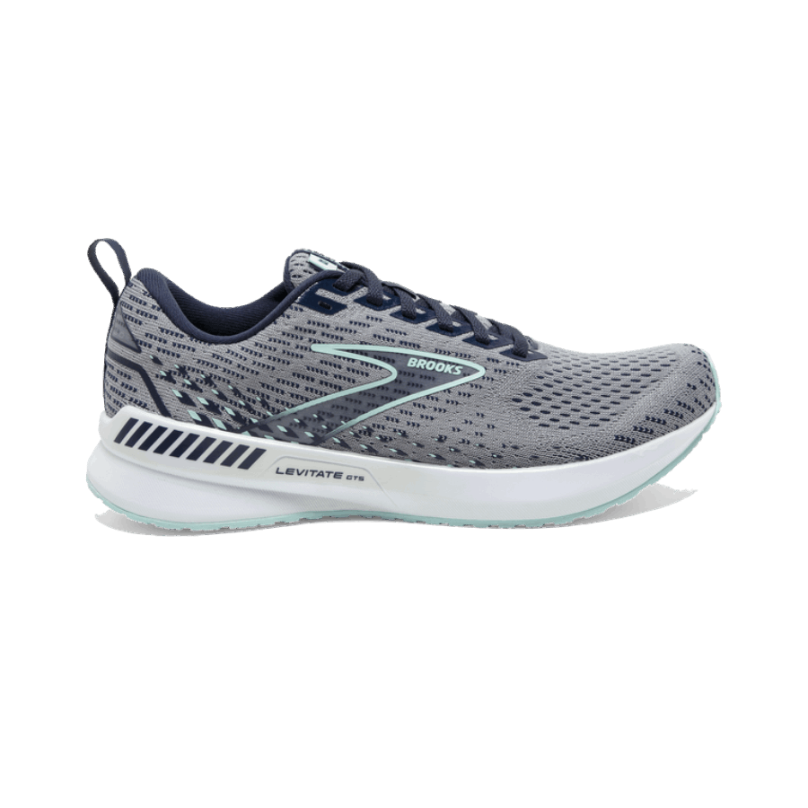 Brooks Levitate GTS 5 Grey-Peacoat-Blue Light