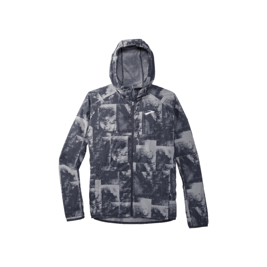 Brooks Canopy Jacket Concrete Cloud Dye Print