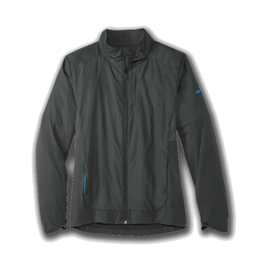 Brooks Fusion Hybrid Jacket Dark Oyster