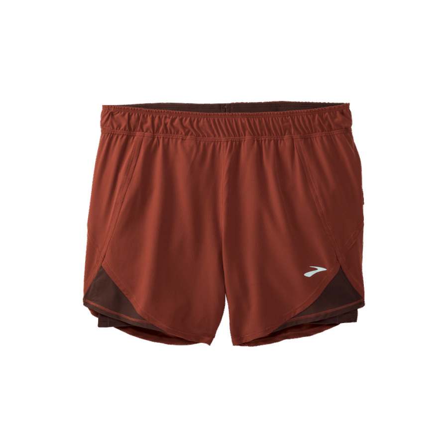 Brooks Chaser 5'' 2-in-1 Short Copper-Run Raisin