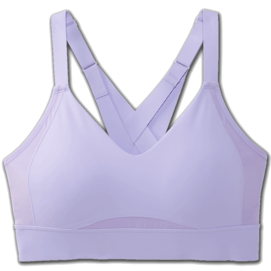 Brooks Drive Interlace Run Bra Violet Dash