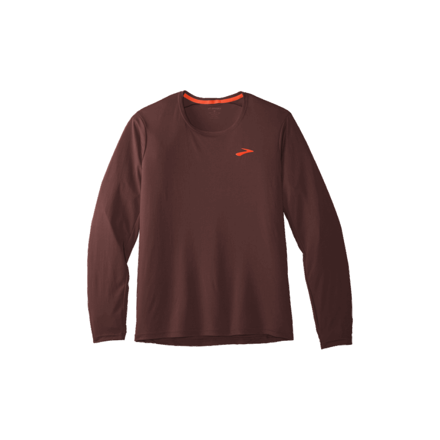 Brooks Atmosphere Long Sleeve Run Raisin