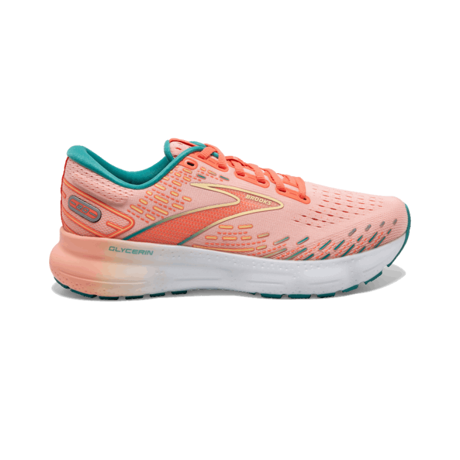Brooks Glycerin 20 Tropical Peach-Fusion Coral-Latigo Bay