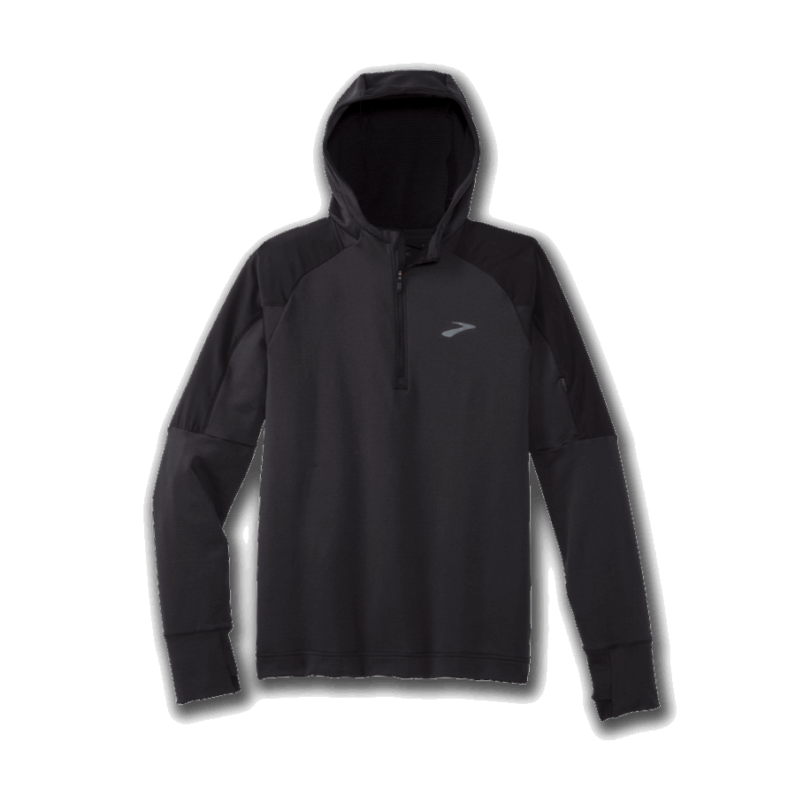 Brooks Notch Thermal Hoodie Black
