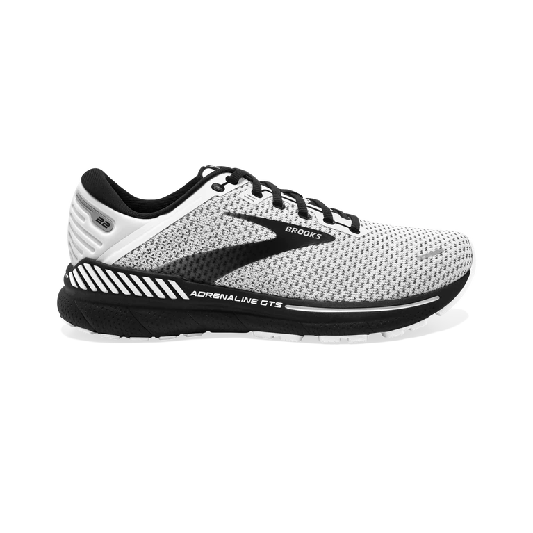 Brooks Adrenaline GTS 22 White-Grey-Black