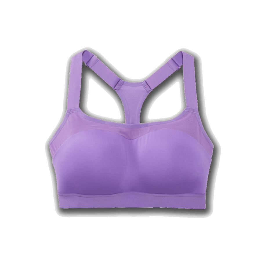 Brooks Dare Racerback Run Bra Heliotrope