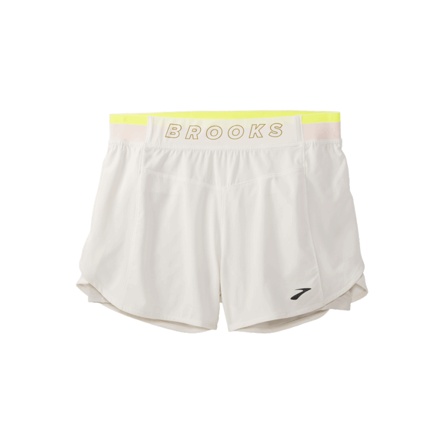 Brooks Run Within 4'' 2-in-1 Short Light Taupe-Brooks