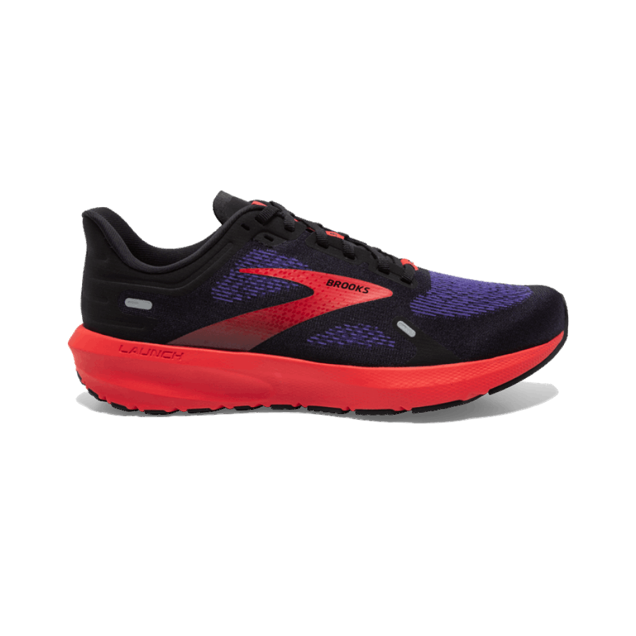 Brooks Launch 9 Black-Deep Blue-Red