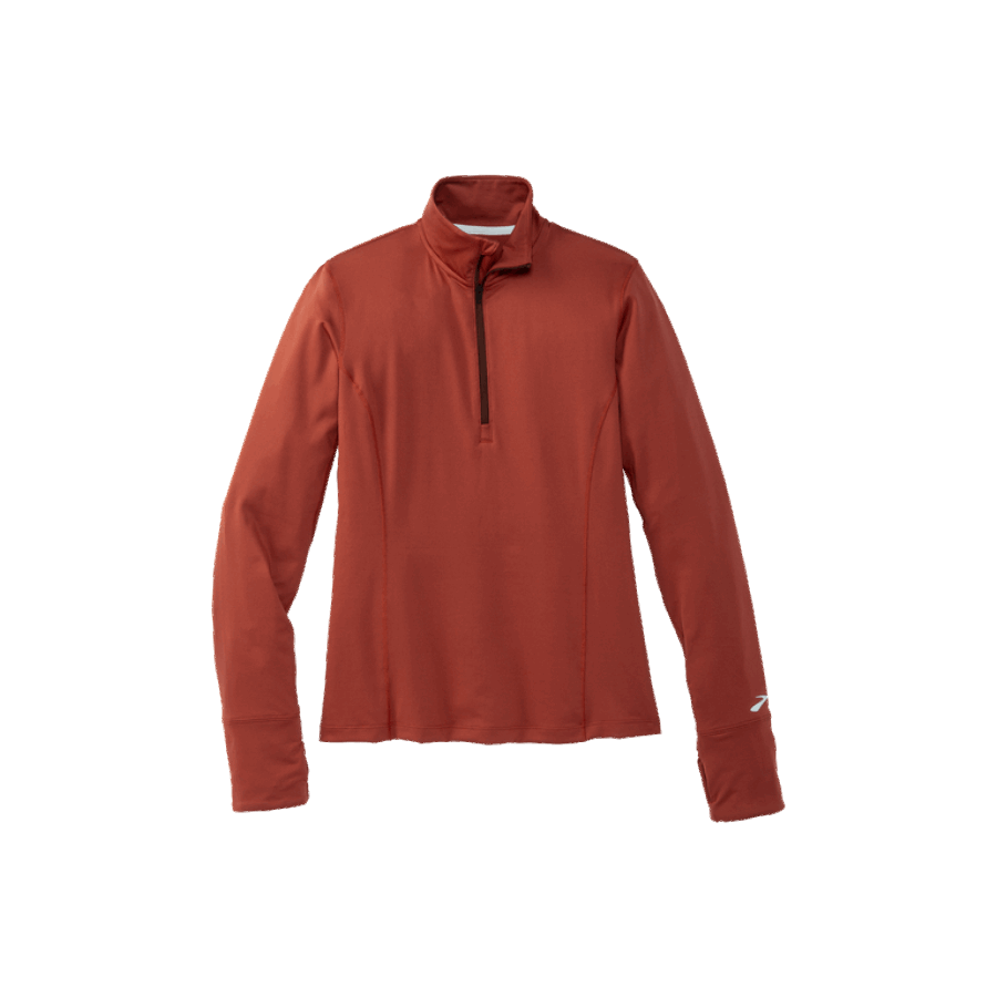 Brooks Dash 1/2 Zip Copper-Run Raisin