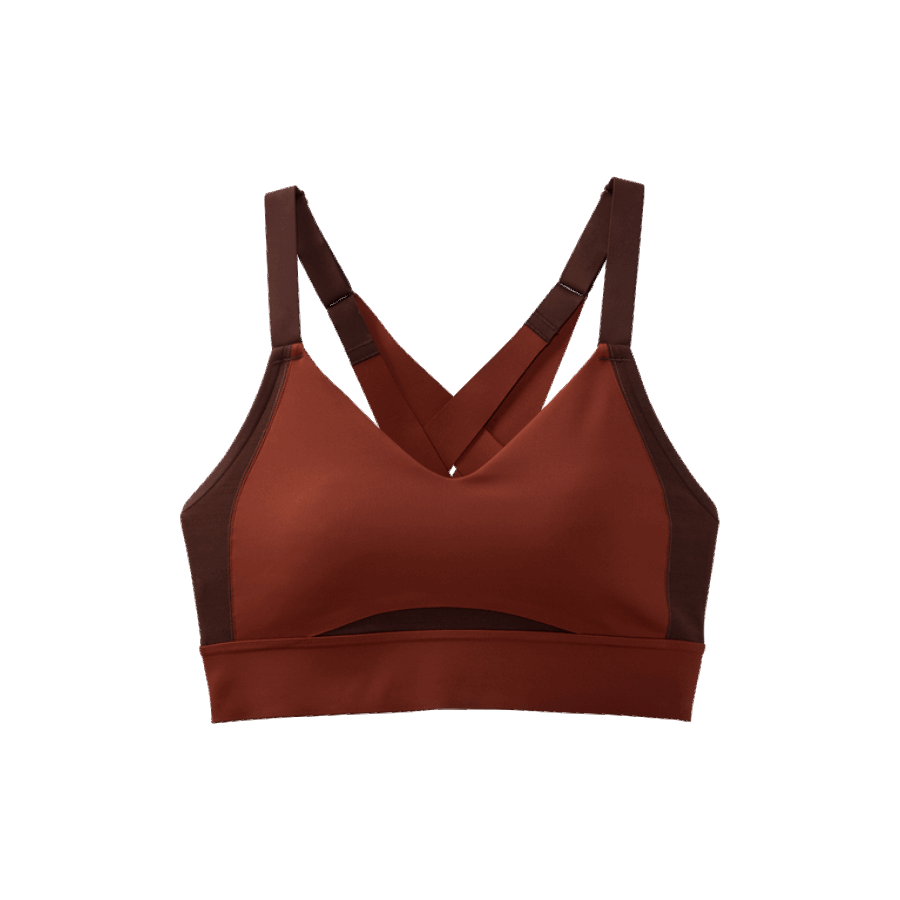 Brooks Drive Interlace Run Bra Copper-Run Raisin