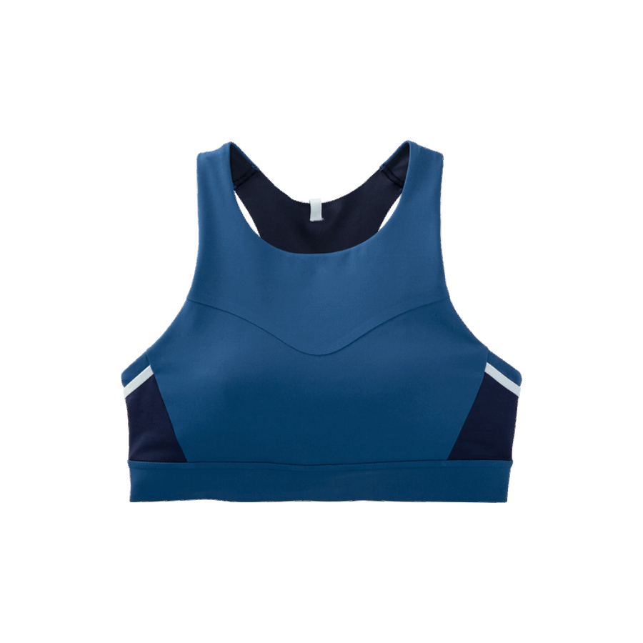 Brooks Drive 3 Pocket Run Bra Blue Ash-Ice Blue-Navy
