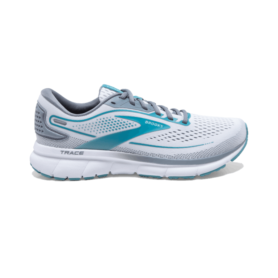 Brooks Trace 2 White-Grey-Porcelain